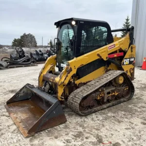 2017 Caterpillar 259D Skid Steer Track Loader Cab Crawler Hyd QC A/C Cab bidadoo